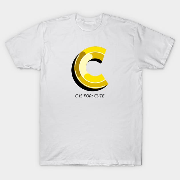 c Initial T-Shirt by asian tee